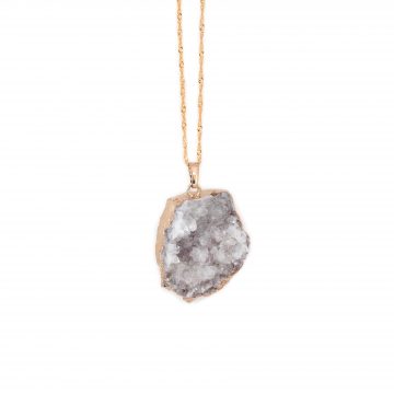 Bergkristall Schmuck Kette Gold vergoldet Madeleine Issing