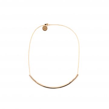 Collier Gold vergoldet Half Circle Halsreif Madeleine Issing