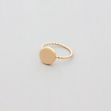Goldring dünn filigraner dünner goldener Ring Madeleine Issing