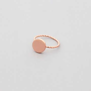 Rotgold Ring rose vergodelter Ring Madeleine Issing