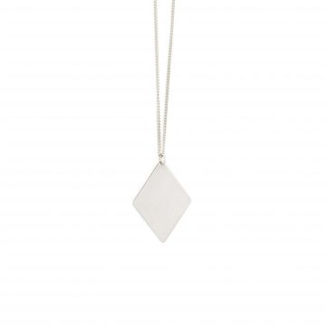 Silber Kette Halskette rhodiniert rhomb Madeleine Issing