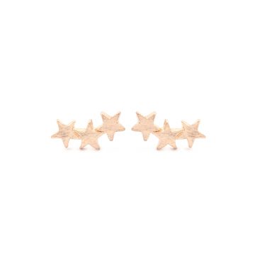 rose goldene Ohrstecker mit Sternen Madeleine Issing