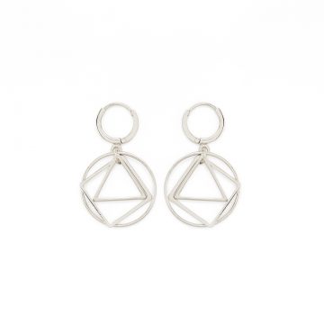 Ohrringe geometrisch Silber Geo Love Madeleine Issing