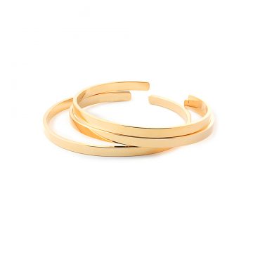 Goldarmband Armreif LAyering Bar vergoldet MAdeleine Issing