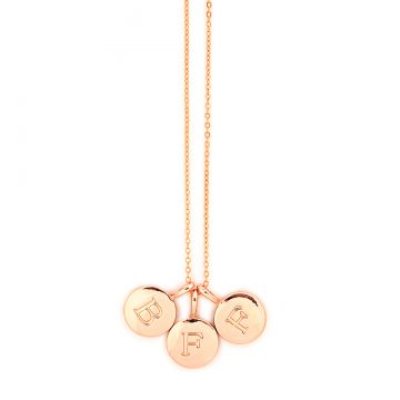 Kettenanhänger mit Gravur rose gold Madeleine Issing