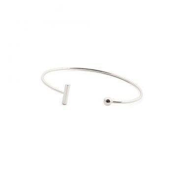 silber armreif minimalistisch madeleine issing