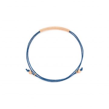 Armkette Rosegold dunkelblau Madeleine Issing