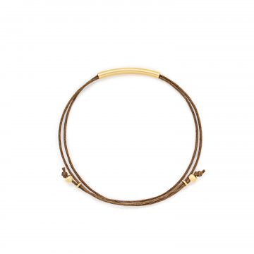 Armband dunkelbraun tube Madeleine Issing