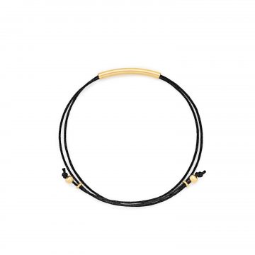 Armband schwarz aus Baumwollgarn Madeleine Issing
