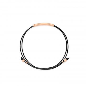 Rotgold Armband schwarz Madeleine Issing