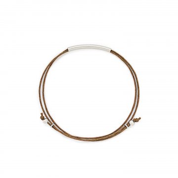 Silber Armband dunkelbraun Madeleine Issing