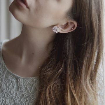 filigrane Ohrstecker Blumen Form Silber 2 Madeleine Issing