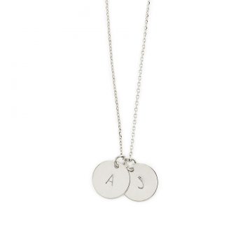 Initialen Kette Silber mit Gravur Madeleine Issing