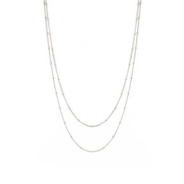 Choker Halskette Silber zweireihig zarte Kette Madeleine Issing