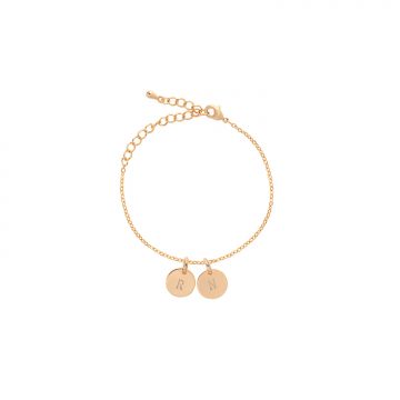 goldenes Armband mit Gravur vergoldet Madeleine Issing