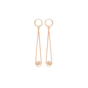 Ohrringe mit Kugeln Rosegold Madeleine Issing