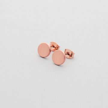 kleine Rotgold Ohrstecker rund Madeleine Issing