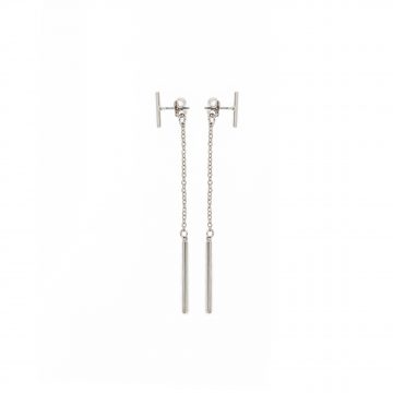 Schmuck Ohrringe Silber mit Kettenverschluss Madeleine Issing