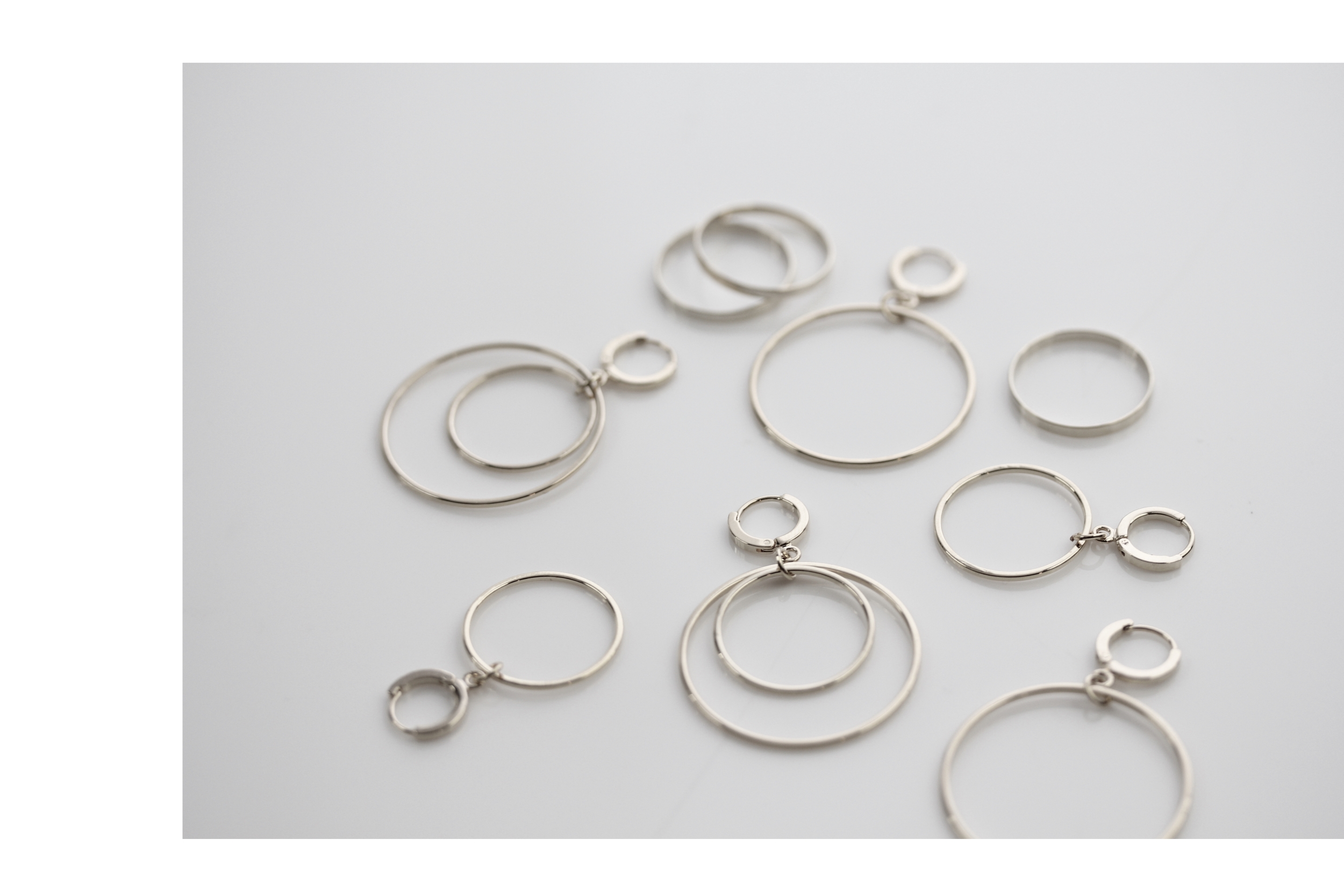 Kreis Ohrringe in Silber Madeleine Issing