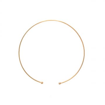 minimalistischer Halsreif Gold vergoldet Madeleine Issing