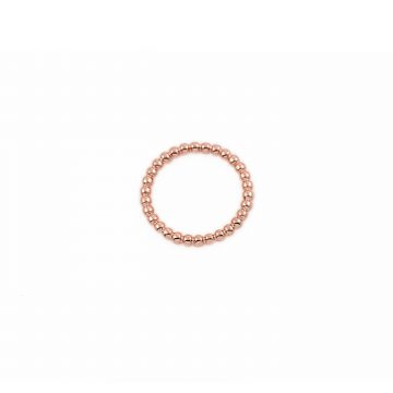 schmaler Kugelring Rosegold vergoldet Madeleine Issing