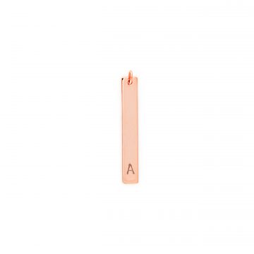 Buchstaben Anhänger Rosegold mit Gravur Madeleine Issing