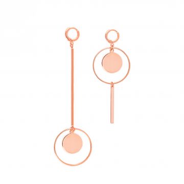 Designer Statement Ohrringe Rosegold 2 Madeleine Issing