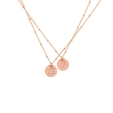 personalisierte Namenskette Rosegold Madeleine Issing