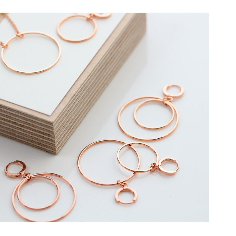 Rosegold Creolen Modeschmuck Madeleine Issing