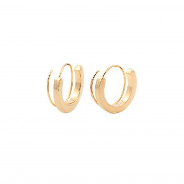 Creolen Gold 16 Karat Gold vergoldet Madeleine Issing
