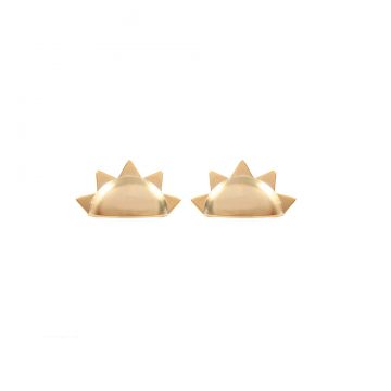 Sonnensymbol Ohrstecker Gold vergoldet Madeleine Issing
