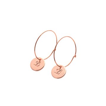 Personalisierte Ohrringe Rosegold Madeleine Issing