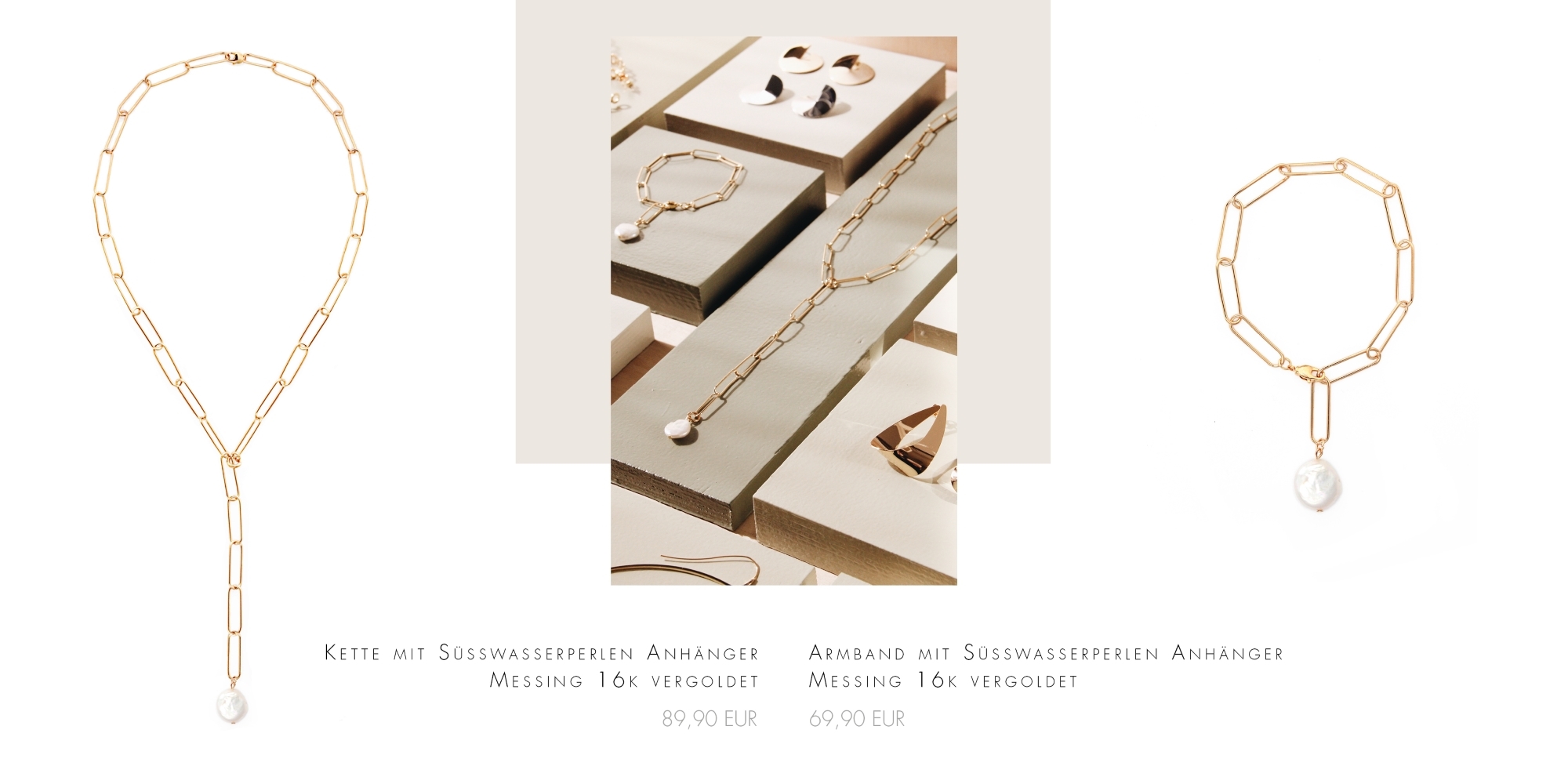 Schmucksets Gold vergoldet Madeleine Issing