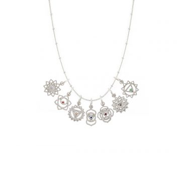 filigrane Chakra Halskette Silber Madeleine Issing