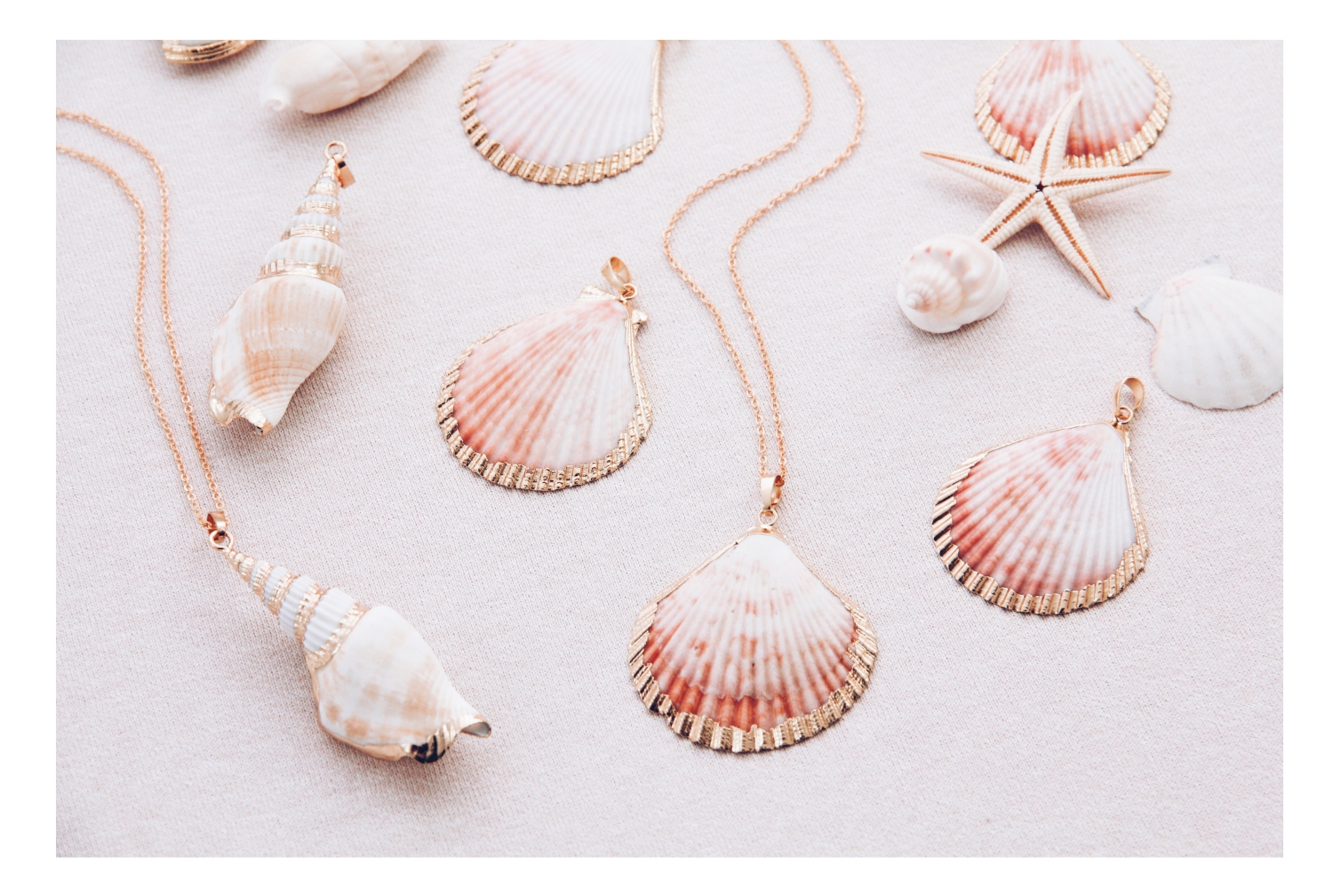 maritime Kette aus echten Muscheln Madeleine Issing