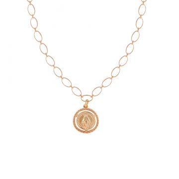 Heilige Maria Kette Gold vergoldet Madeleine Issing