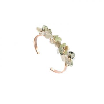 Jade Armreif Gold vergoldet Madeleine Issing