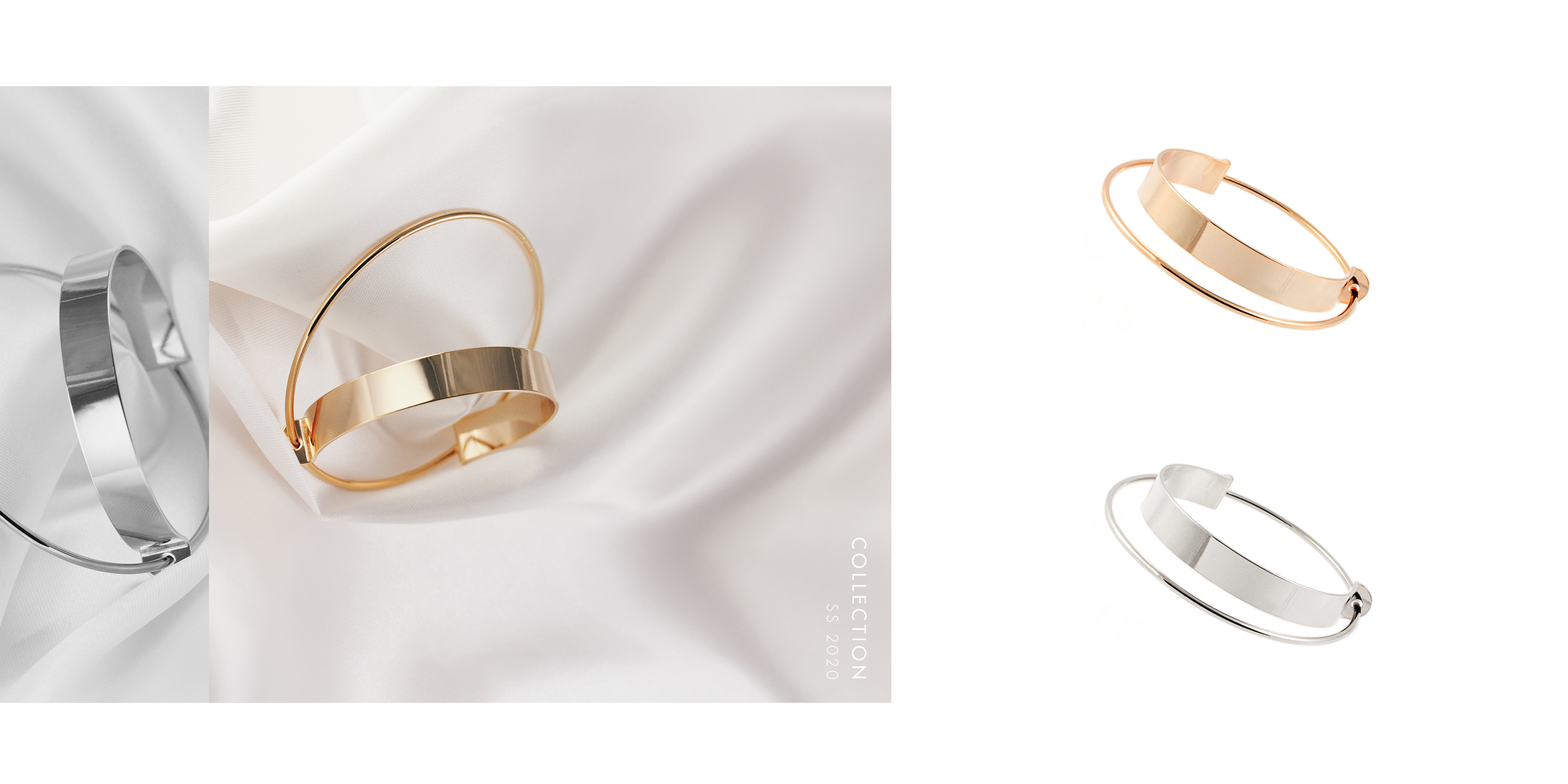 moderne Armspangen Gold vergoldet Madeleine Issing