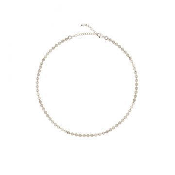 Plättchen Kette Silber vergoldet Choker Kette Madeleine Issing