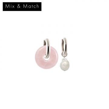 Mix and Match Creolen verschiedene Anhänger Silber Madeleine Issing