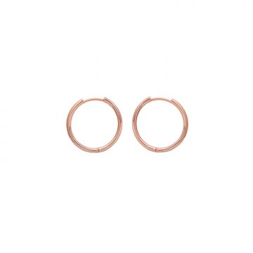schlichte Rosegold Creole limitierte Auflage 2